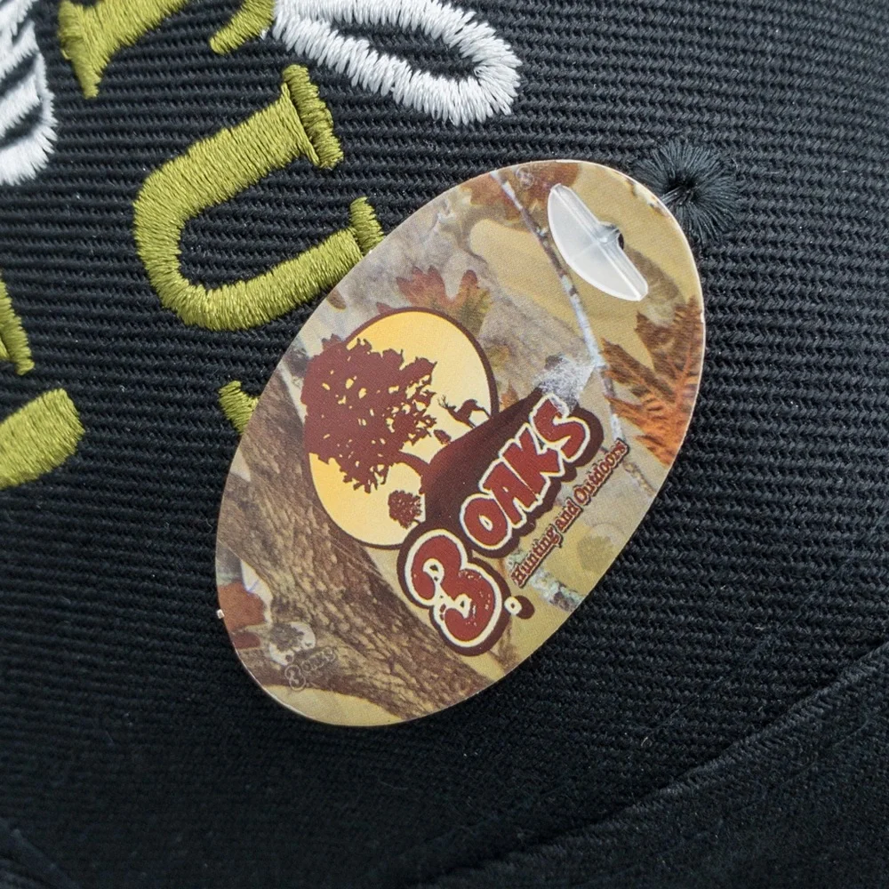 ‼️SOLD‼️ 3 Oaks Embroidered Bass “Shut Up and Fish” Baseball Hat - Adjustable - Picture 9 of 11